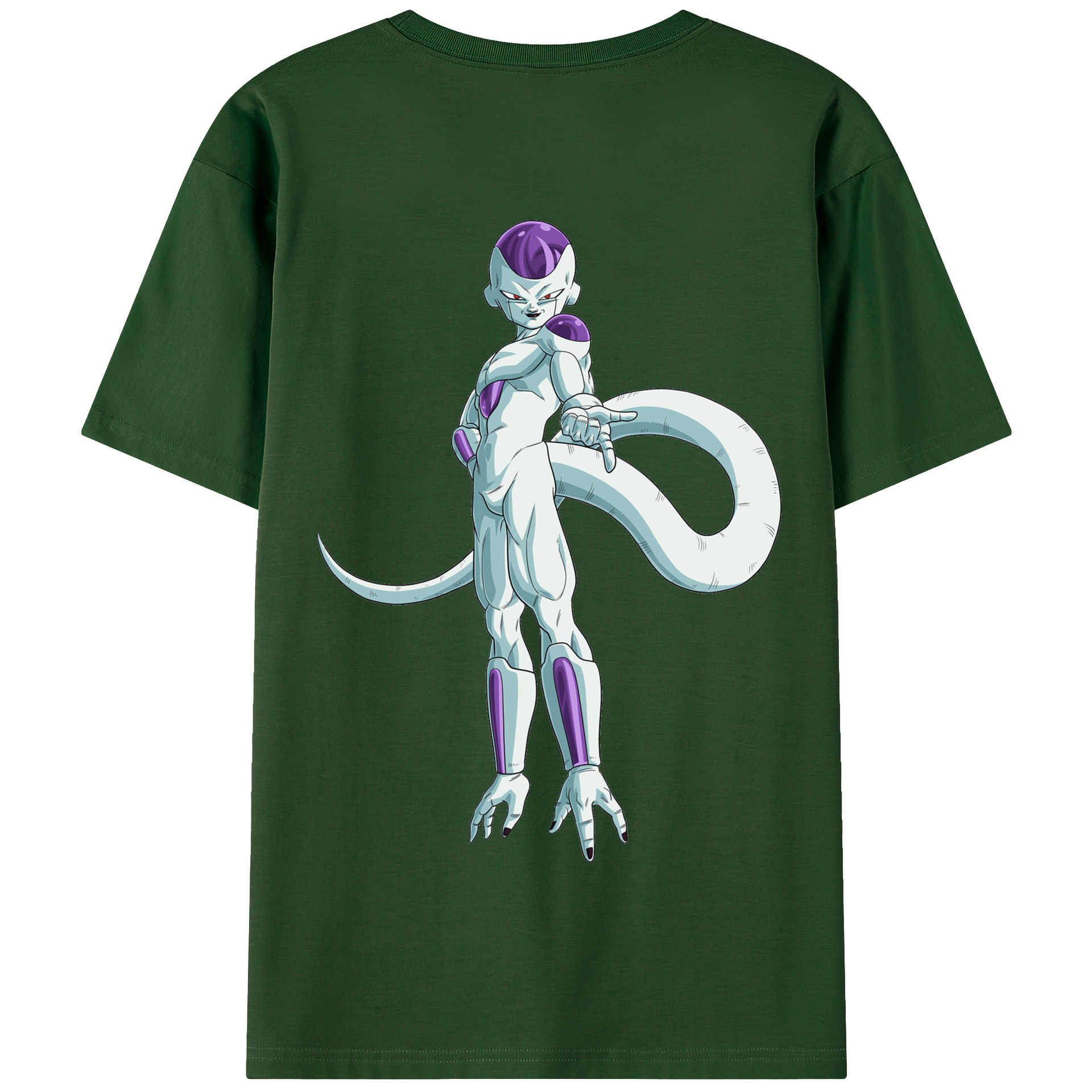 （画像用） ドラゴンボール フリーザ DRAGON BALL Frieza 綿100％半袖Tシャツ（背面プリント）